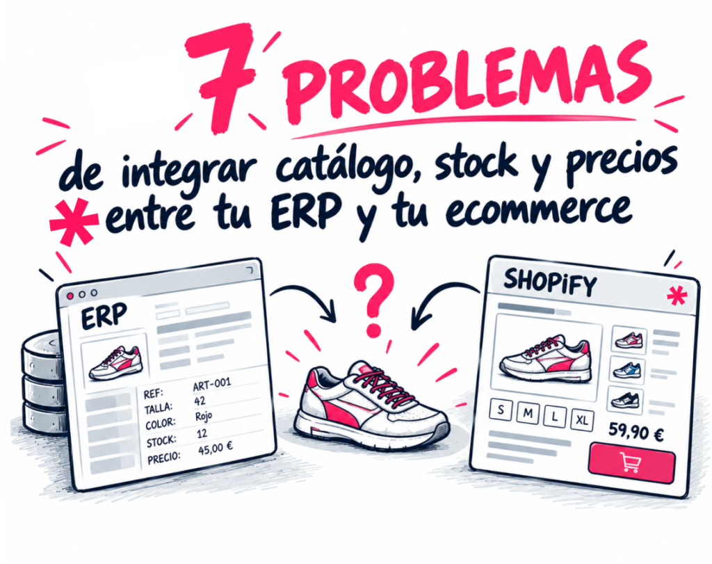 Integrar Shopify con tu ERP 7 problemas habituales